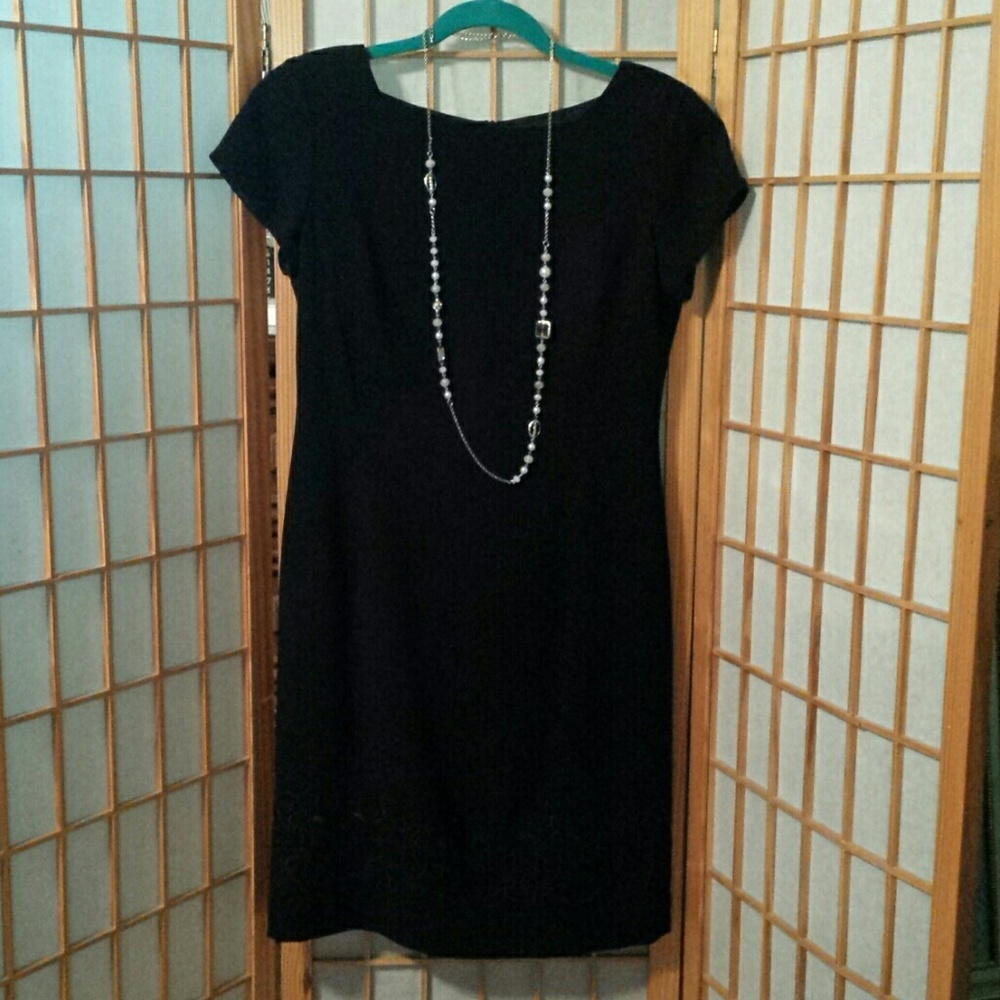 Jones New York Little Black Dress sz 6 - Picture 3 of 6